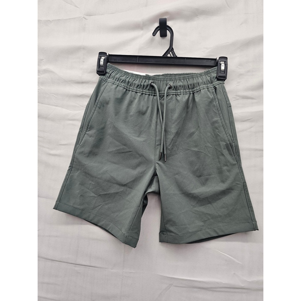 Member's Mark Mens Athletic Shorts Green Poly Blend Workout Size XS‎